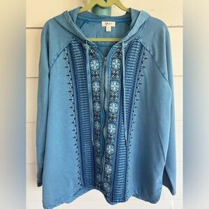 Style &Co Womens Emproidered Hoodie